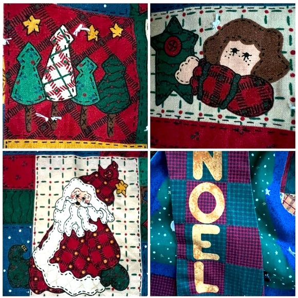 - 🎁Unisex OS vest-reversible-traditional x-mas theme by a 🇨🇦artisan-vintage - Picture 10 of 16